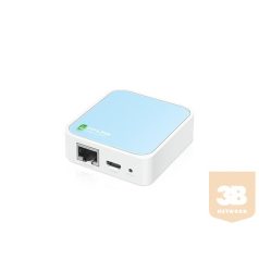   TP-Link TL-WR802N Wireless N300 Nano Router 1xWAN/LAN, 1xMicro USB