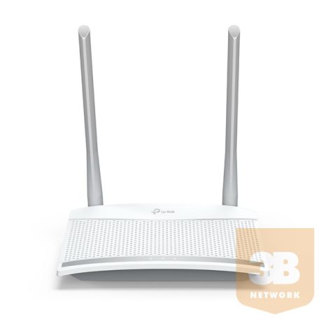 TP-LINK Wireless Router N-es 300Mbps 1xWAN(100Mbps) + 2xLAN(100Mbps), TL-WR820N