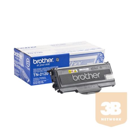Brother Toner TN-2120, Nagy töltetű - 2600 oldal, Fekete