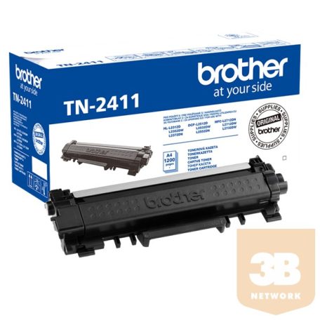 BROTHER Toner TN-2411, Standard - 1200 oldal, Fekete