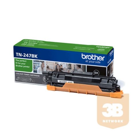 BROTHER Toner TN-247BK, Highcap- 3.000 oldal (ISO/IEC 19798), Fekete