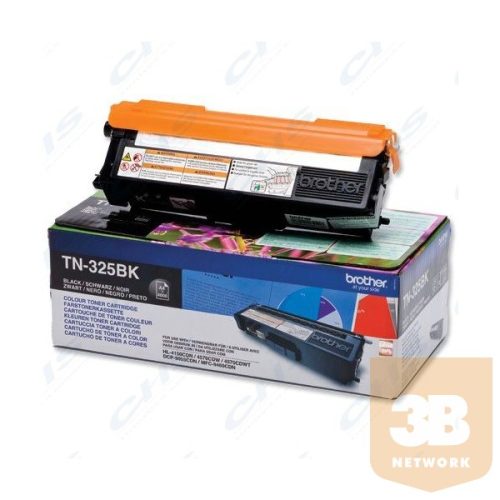 Brother Toner TN-325BK, Nagy töltetű - 4000 oldal, Fekete