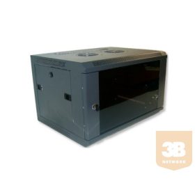 X-Tech - 9U fali rack szekrény 600x450 hegesztett kivitel