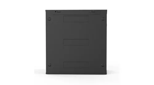 X-Tech 12U fali rack szekrény 600x450 mm, fekete, hegesztett