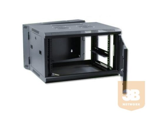 X-Tech - 12U fali rack szekrény 600x600 kétrészes