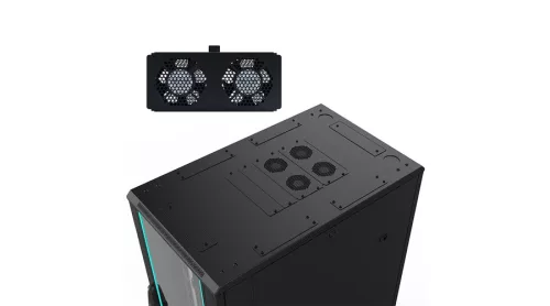 X-Tech 22U álló rack szekrény 600x800 mm G7, fekete, lapraszerelt