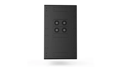 X-Tech 27U álló rack szekrény 600x800 mm G7, fekete, lapraszerelt
