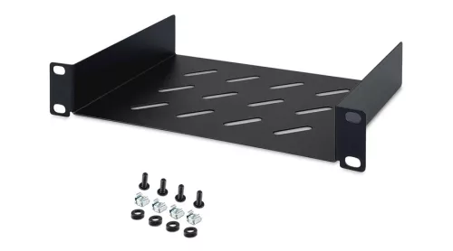 Fix tálca 10" szekrényhez fekete DN-10-TRAY-1-B