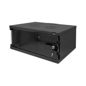   Digitus 4U 19" fali rack szekrény 540x400 mm, világosszürke, lapraszerelt
