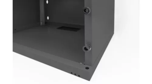 Digitus 4U 19" fali rack szekrény 540x400 mm, világosszürke, lapraszerelt