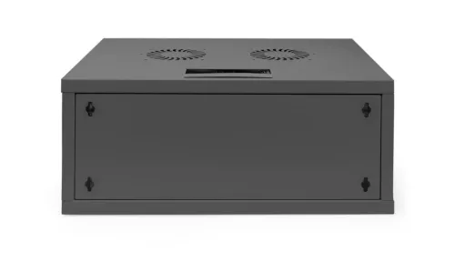 Digitus 4U 19" fali rack szekrény 540x400 mm, világosszürke, lapraszerelt