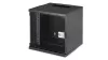 Digitus 6U 10" fali mini rack szekrény 315x300 mm, fekete