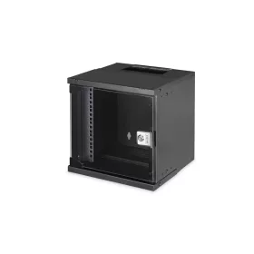   Digitus 6U 10" fali mini rack szekrény 315x300 mm, fekete
