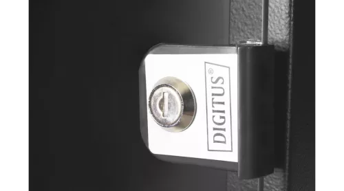 Digitus 6U 10" fali mini rack szekrény 315x300 mm, fekete
