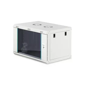   Digitus 7U 19" fali rack szekrény 600x450 mm, világosszürke, lapraszerelt