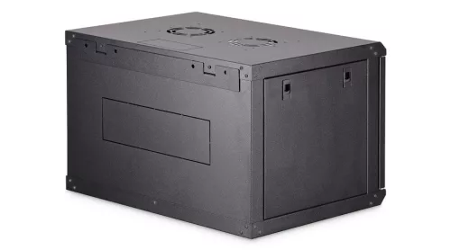 Digitus 7U 19" fali rack szekrény 600x450 mm, fekete, lapraszerelt