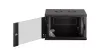 Digitus 7U 19" fali rack szekrény 600x450 mm, fekete, lapraszerelt