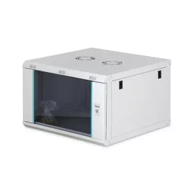   Digitus 7U 19" fali rack szekrény 600x600 mm, világosszürke, lapraszerelt