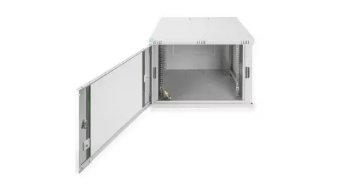 Digitus 7U 19" fali rack szekrény 600x600 mm, világosszürke, BASIC
