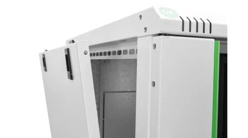 Digitus 7U 19" fali rack szekrény 600x600 mm, világosszürke, BASIC