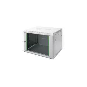   Digitus 9U 19" fali rack szekrény 600x450 mm, világosszürke, összeszerelt