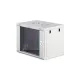 Digitus 9U 19" fali rack szekrény 600x450 mm, világosszürke, lapraszerelt
