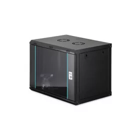   Digitus 9U 19" fali rack szekrény 600x450 mm, fekete, lapraszerelt