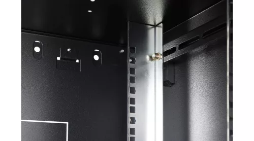 Digitus 9U 19" fali rack szekrény 600x450 mm, fekete, lapraszerelt