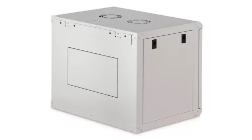 Digitus 9U 19" fali rack szekrény 600x450 mm, világosszürke, lapraszerelt
