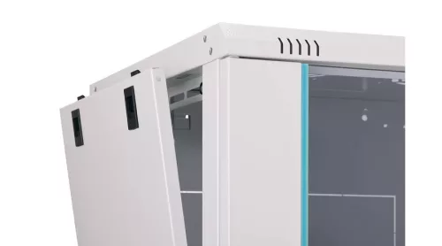 Digitus 9U 19" fali rack szekrény 600x450 mm, világosszürke, lapraszerelt