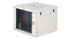Digitus 9U 19" fali rack szekrény 600x600 mm, világosszürke, lapraszerelt