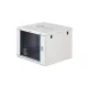 Digitus 9U 19" fali rack szekrény 600x600 mm, világosszürke, lapraszerelt