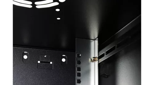 Digitus 9U 19" fali rack szekrény 600x600 mm, fekete, lapraszerelt