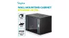 Digitus 9U 19" fali rack szekrény 600x600 mm, fekete, lapraszerelt