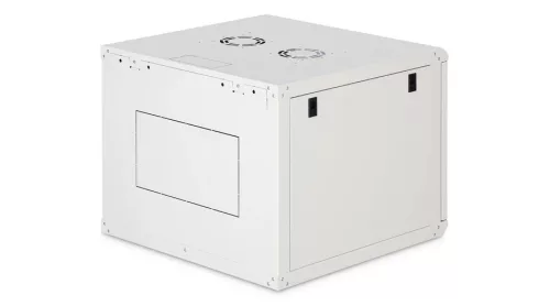 Digitus 9U 19" fali rack szekrény 600x600 mm, világosszürke, lapraszerelt