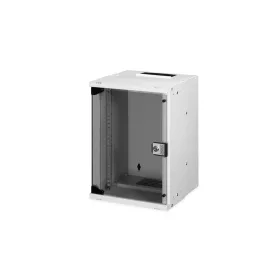   Digitus 9U 10" fali mini rack szekrény 315x300 mm, világosszürke