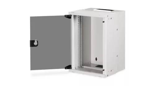 Digitus 9U 10" fali mini rack szekrény 315x300 mm, világosszürke