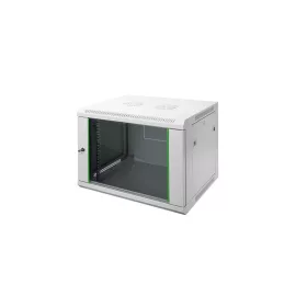   Digitus 12U 19" fali rack szekrény 600x450 mm, világosszürke, összeszerelt
