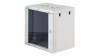 Digitus 12U 19" fali rack szekrény 600x450 mm, világosszürke, lapraszerelt