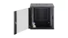 Digitus 12U 19" fali rack szekrény 600x450 mm, fekete, lapraszerelt