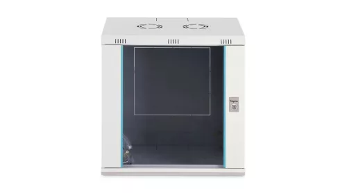 Digitus 12U 19" fali rack szekrény 600x450 mm, világosszürke, lapraszerelt