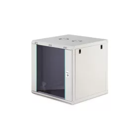   Digitus 12U 19" fali rack szekrény 600x600 mm, világosszürke, lapraszerelt