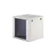 Digitus 12U 19" fali rack szekrény 600x600 mm, világosszürke, lapraszerelt