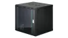 Digitus 12U 19" fali rack szekrény 600x600 mm, fekete, lapraszerelt
