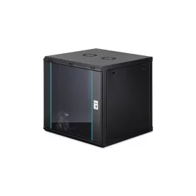   Digitus 12U 19" fali rack szekrény 600x600 mm, fekete, lapraszerelt