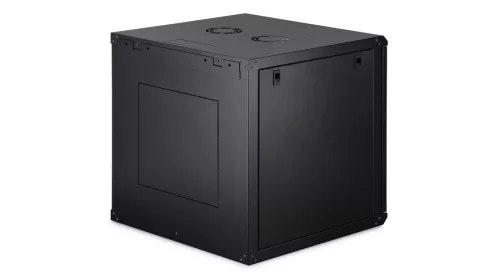 Digitus 12U 19" fali rack szekrény 600x600 mm, fekete, lapraszerelt