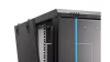 Digitus 16U 19" fali rack szekrény 600x450 mm, fekete, lapraszerelt