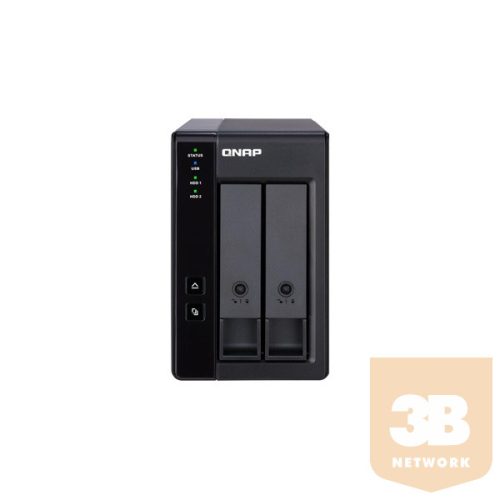 QNAP TR-002 QNAP 2-bay 3.5 SATA HDD USB 3.0 type-C hardware RAID external enclosure