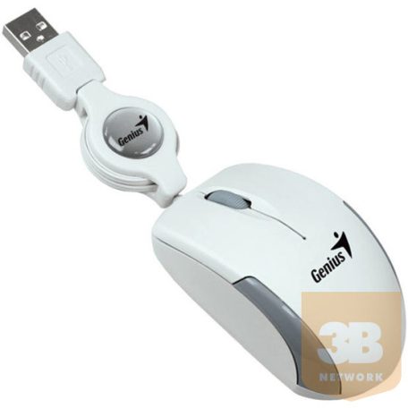 Mouse Genius Traveler Micro V2 Optical USB White