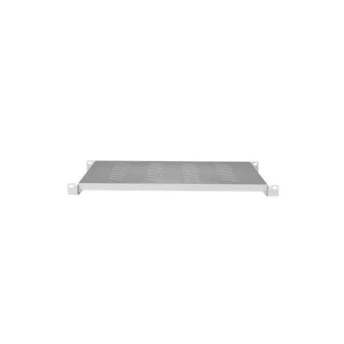 Lanberg 19" fix polc/tálca 1U, szürke, 800mm mély álló szekrényhez